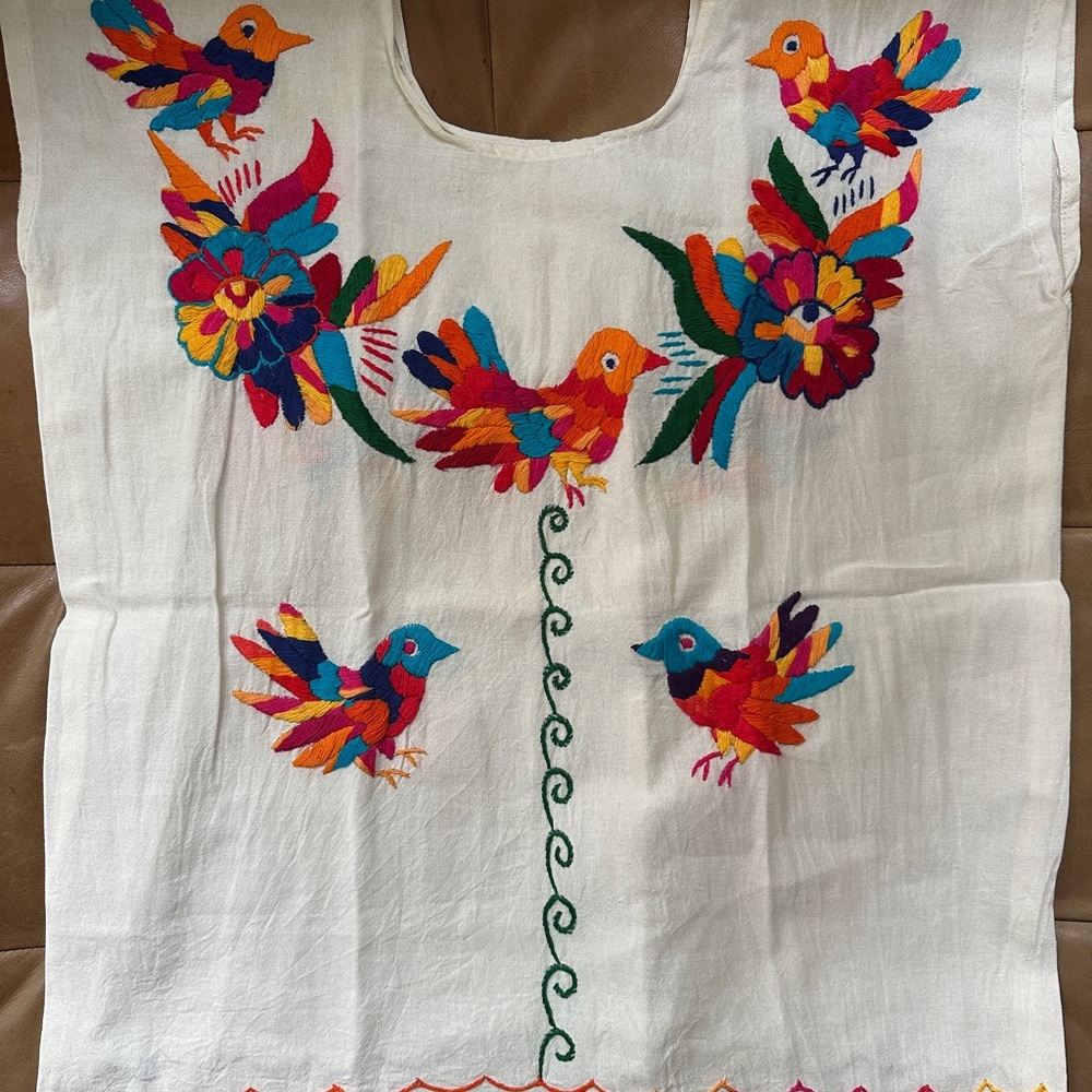 Embroidered boho Top